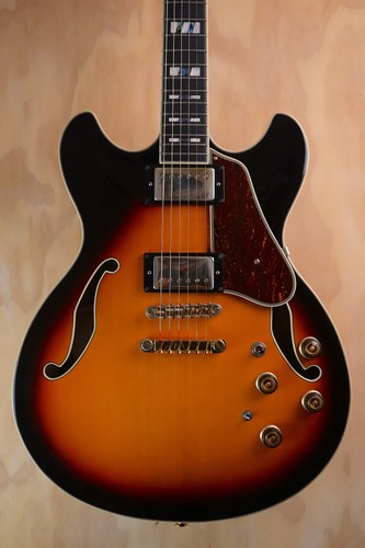 Ibanez as113 brown sunburst - ibanez,